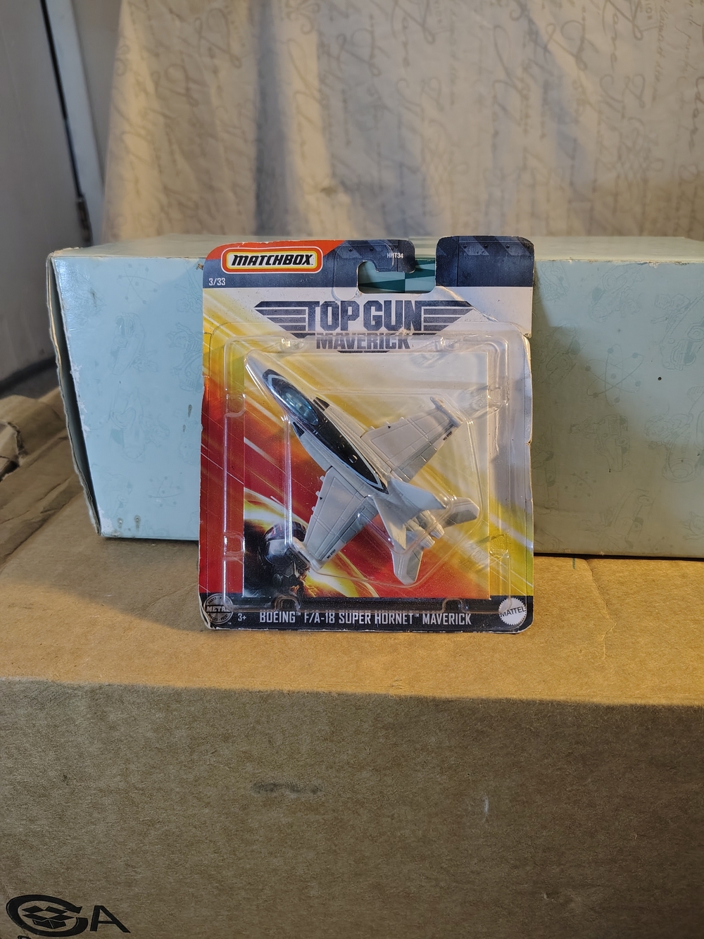 Match Top Gun Maverick Blue & Gray F/A-18 Super Hornet Toy Plane